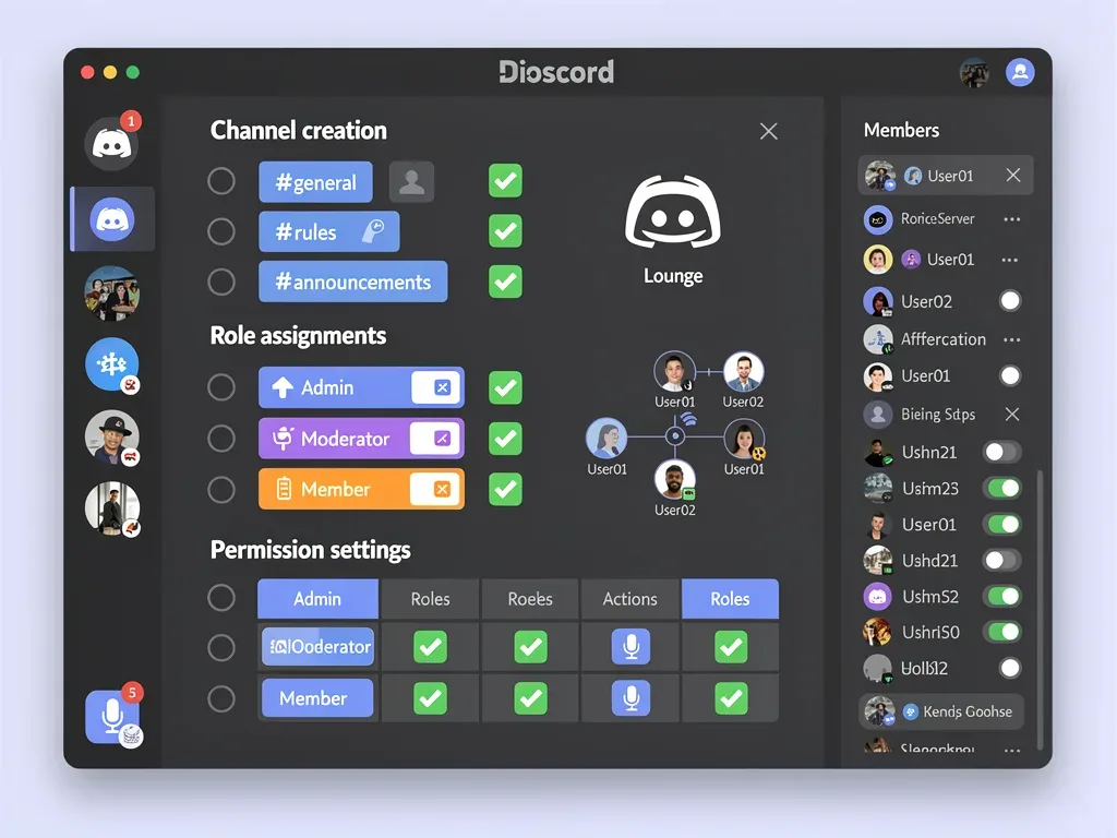 Discord server setup checklist for private community migration.