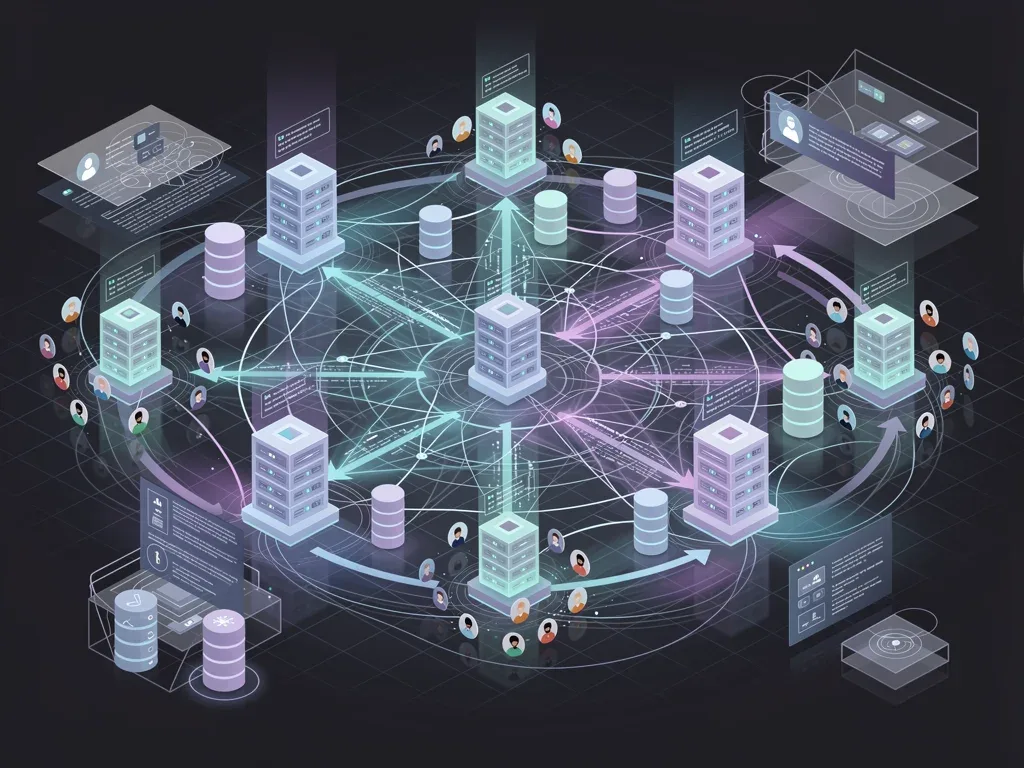 Visualization of the Fediverse architecture and interconnected servers