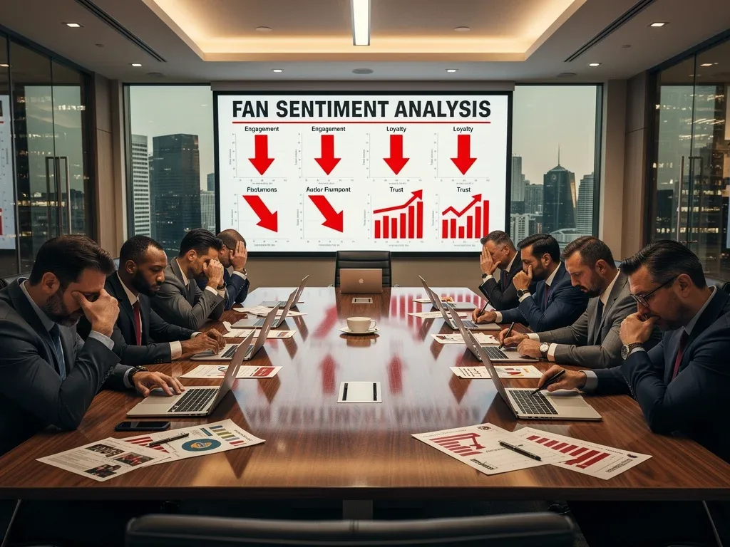 Corporate executives reacting to negative fan sentiment and boycott impact