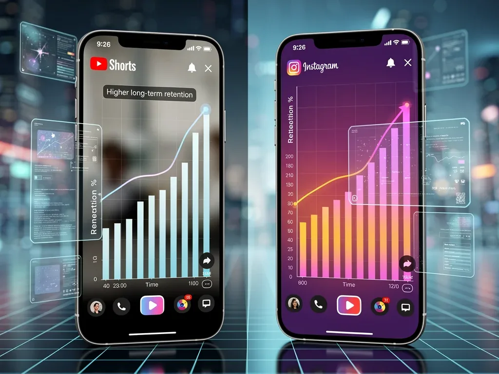 YouTube Shorts vs. Instagram Reels 2026 retention comparison
