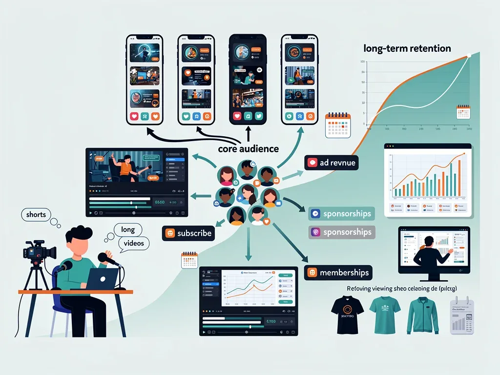 Content creator strategy for audience loyalty and monetization